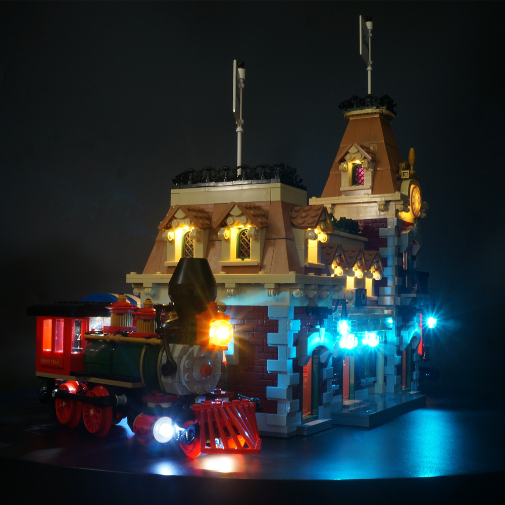 Model Kit Train - مجموعة مصابيح LED لطقم بناء قطار