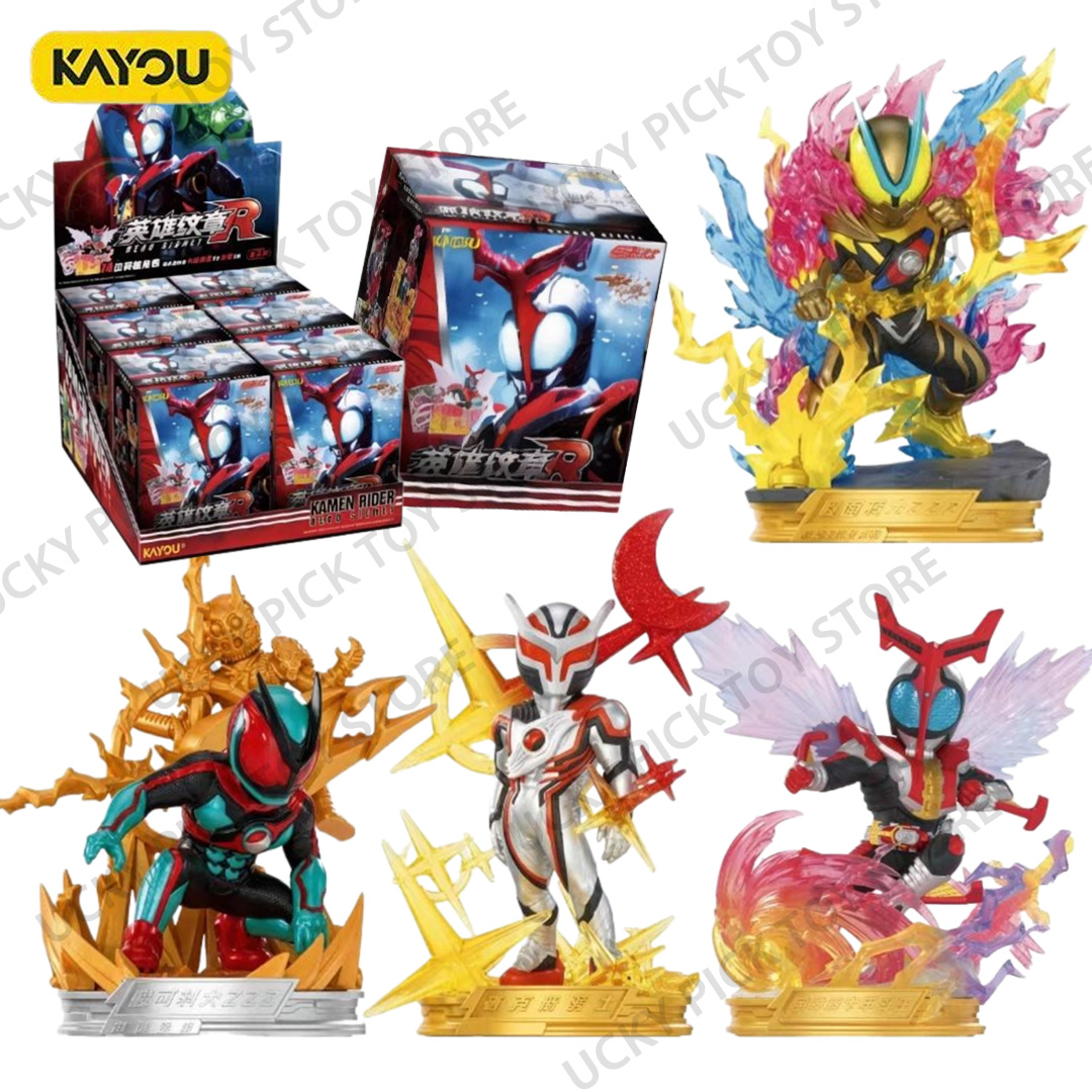 Model Kit Kamen Rider - صندوق مفاجآت كايو كامين رايدرز الأصلي،