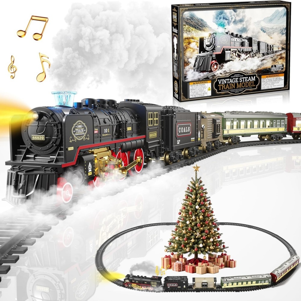 لعبة قطار كهربائي مع أضواء ومج - مراجعة Model Kit Train وسعره