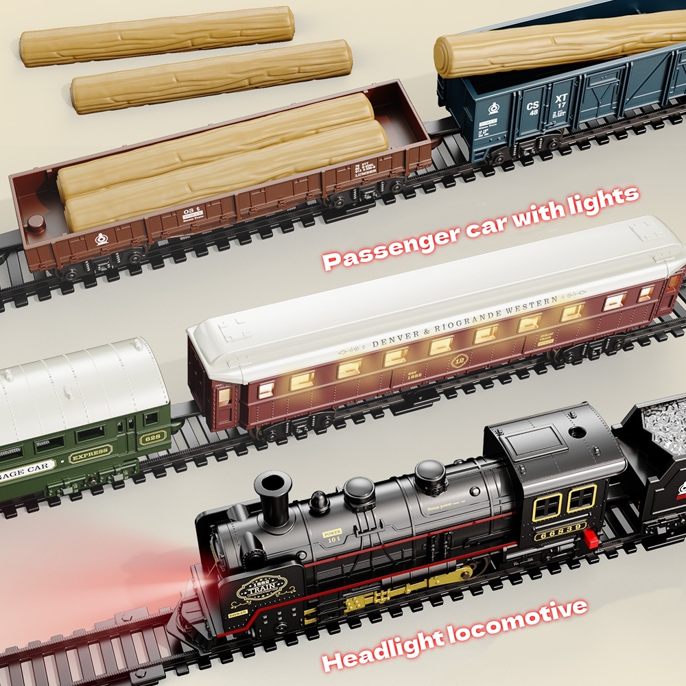 لعبة قطار كهربائي مع أضواء ومج - مراجعة Model Kit Train وسعره