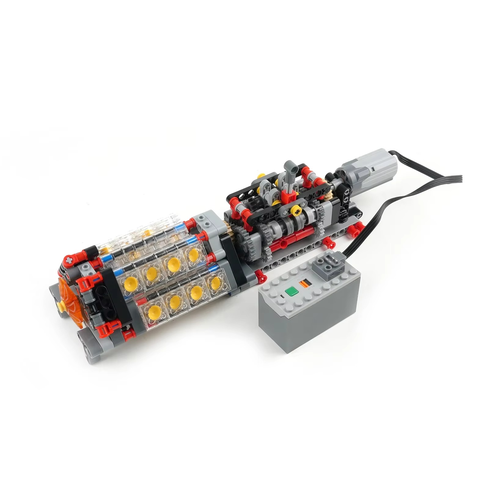 عالية التقنية شفافة V16 محرك ا - مراجعة Model Kit Engine وسعره