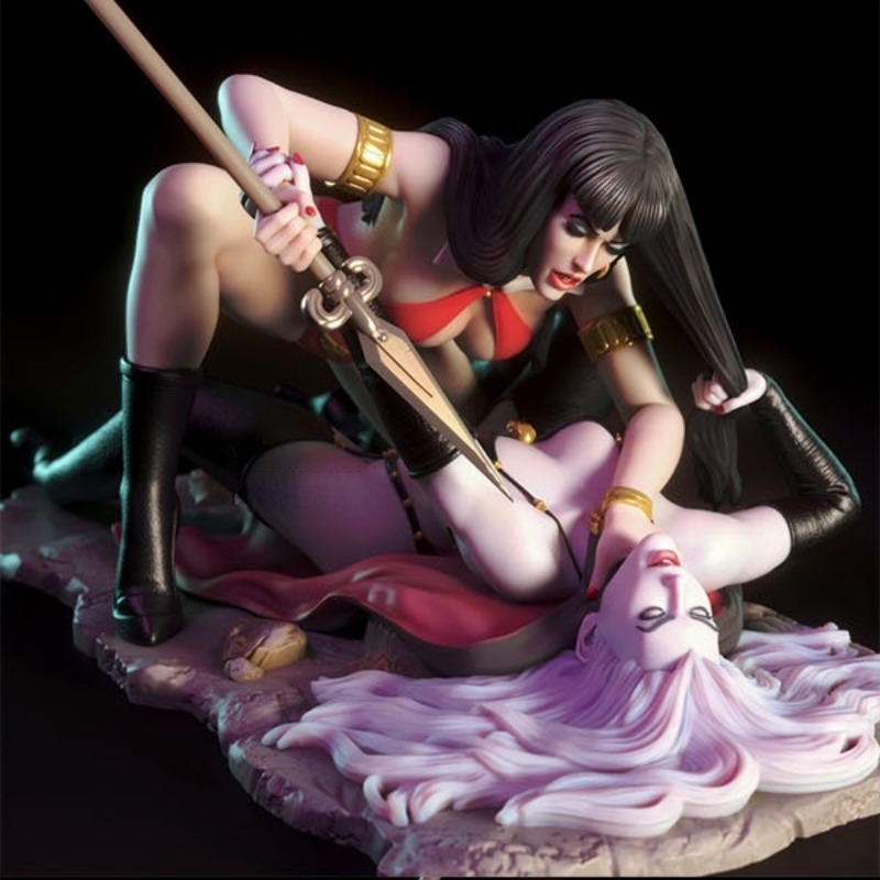 مصاص دماء مقابل سيدة الموت الر - مراجعة Model Kit Vs Figure وسعره
