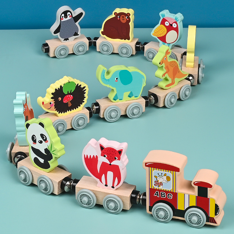 ألعاب قطار صغير خشبي مغناطيسي  - مراجعة Model Kit Train وسعره