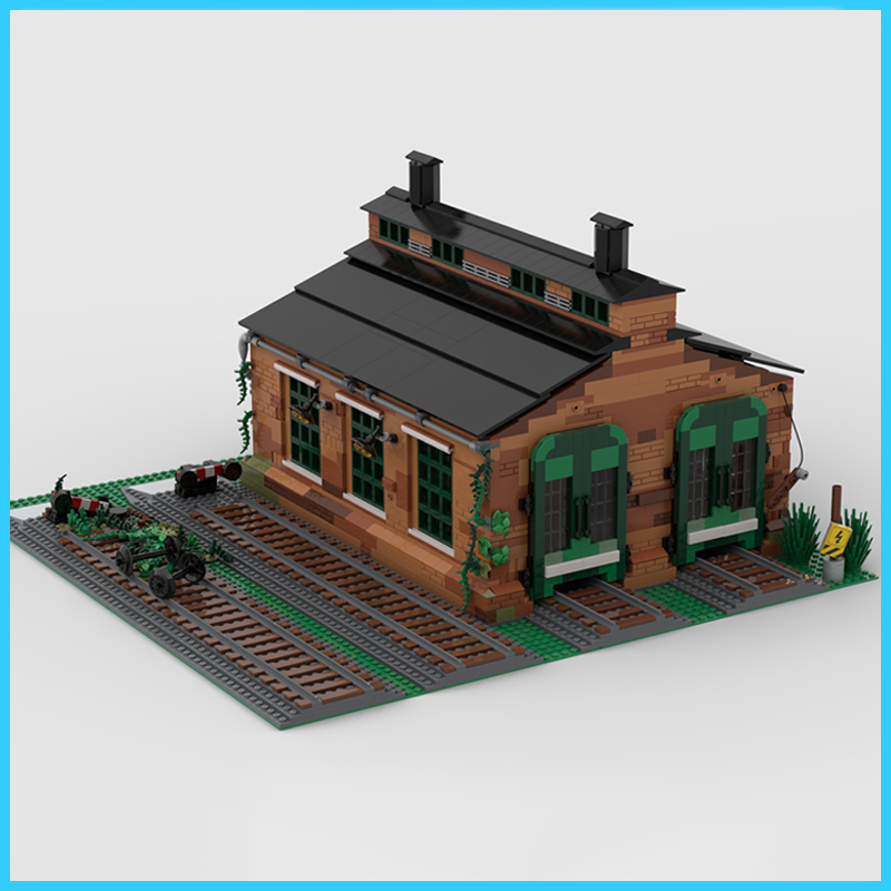 نموذج معماري لسقيفة قطار من MO - مراجعة Model Kit Train وسعره