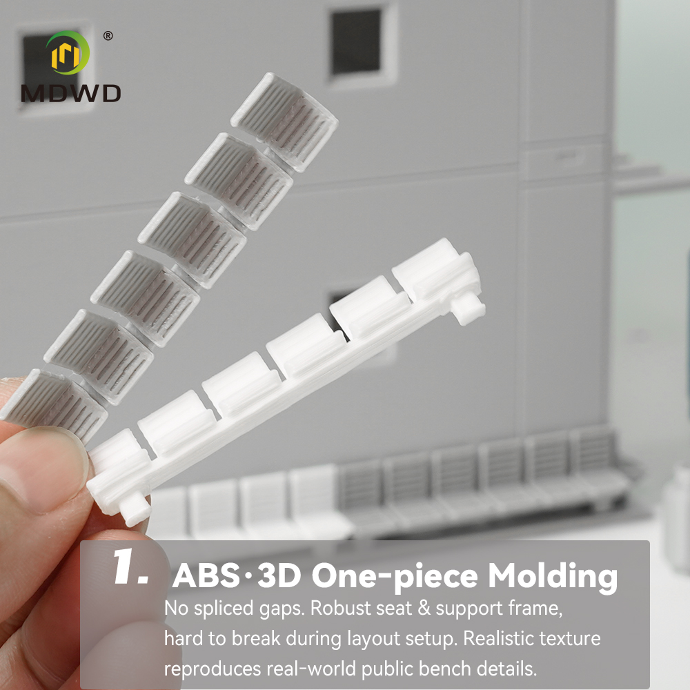 نموذج مقعد عام بمقياس HO 1:87  - مراجعة Model Kit Train وسعره